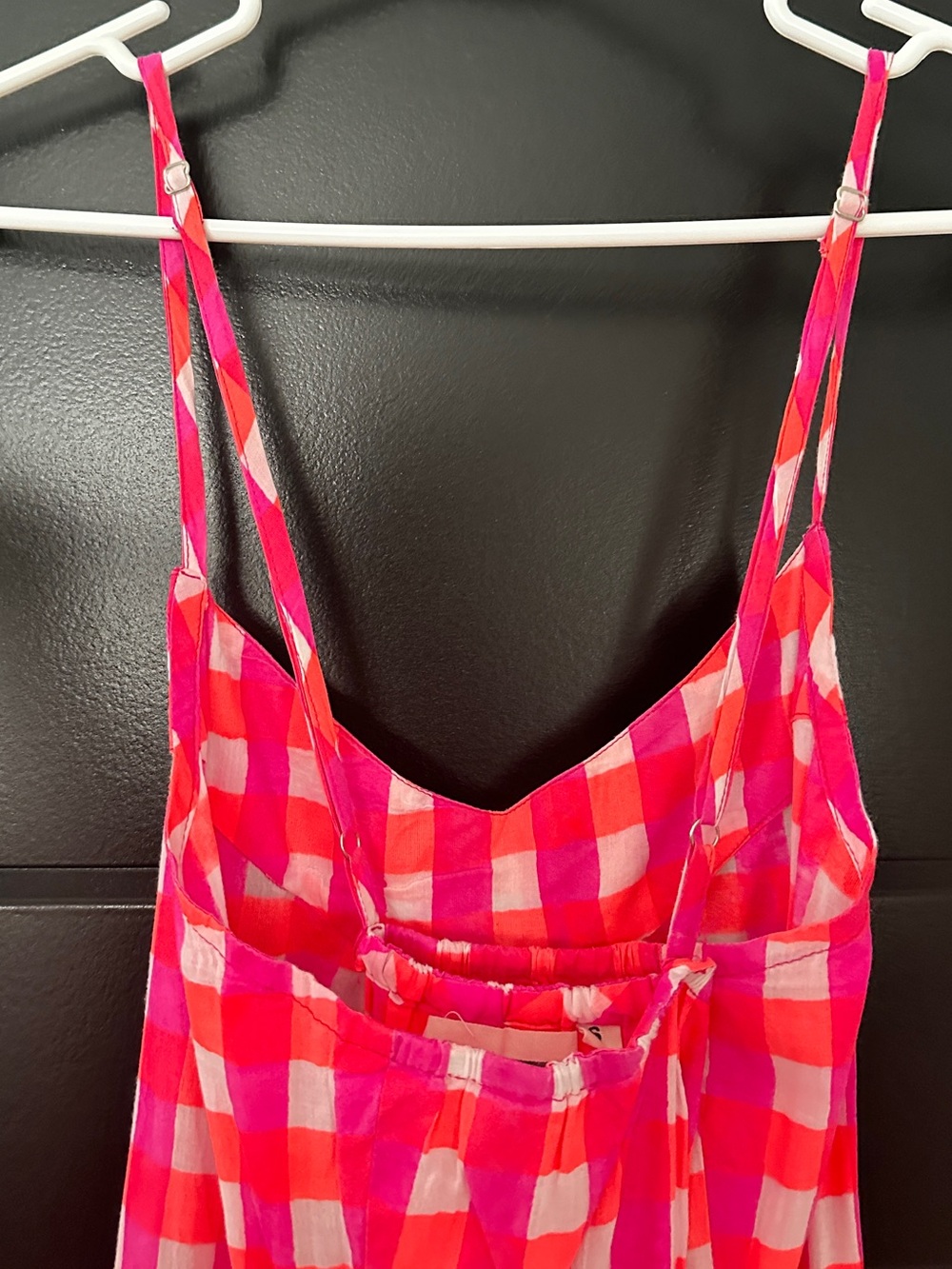 J.Crew X  SZ Blockprints Tiered Gingham Dress Size Small - Picture 6 of 9